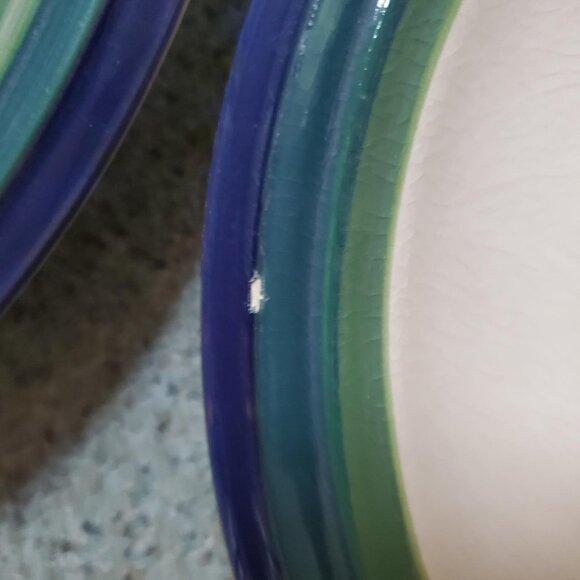 Pfaltzgraff Dinner Plates "Ocean Breeze" - 2 - Picture 3 of 3